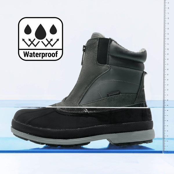 Men's Waterproof Slip-On Snow Boots