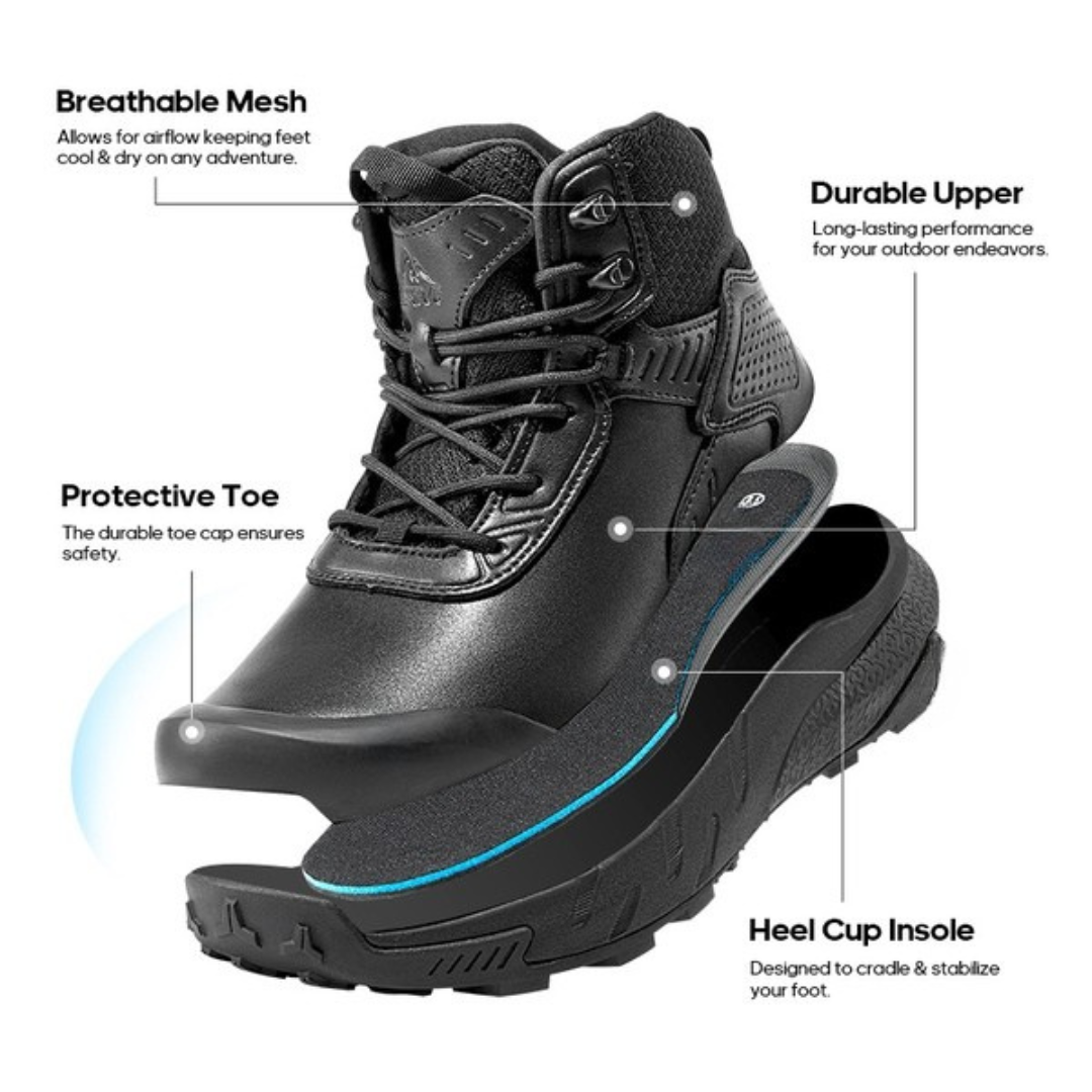 Men's Waterproof Military Tactical Work Boots